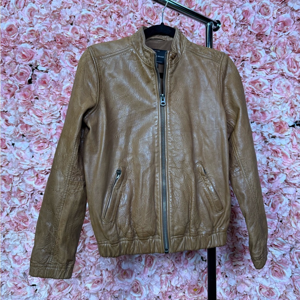 Lucky Brand Leather Jacket - Size XS